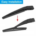 X Autohaux Rear Windshield Wiper Blade Arm Set 185mm 7 Inch For Mercedes-benz Fortwo 2013 2014 2015 2016 2017