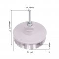3inch Bristle Disc 120 Grit Abrasive Coating Removal With 1 4 Inch Round Shank For Metalworking And Remove Stubborn Coatings