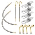 Saihisday Double Tires Air Inflation Kit Valve Stem Extenders Dual Tire Suitable For Car And Various Truck Used 