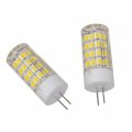 Hqrp 2-pack G4 Bi-pin 52 Leds Light Bulb Smd 2835 Cool White For Accent Cabinet Ceiling Fan Chandelier Closet Table Lights Vase
