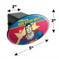 Superman The American Way Oval Tow Trailer Hitch Cover Plug Insert