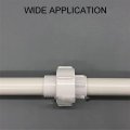 Mromax 32mm Inner Dia Slip Pvc Pipe Fitting Union Solvent Socket Quick Connector Fix Hold Corresponding Pipes White 1pcs