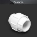 Mromax 32mm Inner Dia Slip Pvc Pipe Fitting Union Solvent Socket Quick Connector Fix Hold Corresponding Pipes White 1pcs