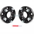 Ocpty 2pcs 5x4 Tox4 Wheel Spacers 1 Inch 12x1 5 Studs 64 1mm Hub Bore Forged Centric 5 Lug Fit Prelude Accord Hr-v Cr-v Insight