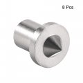 Uxcell 4mm Drill Center For Dowel And Tenon Stainless Steel Woodworking Doweling Centering Tool 8pcs