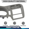 Dashboard Bezel Cluster Dash Trim Double Din For Chevy Blazer S10 Gmc Jimmy Sonoma 1998-2004 Gray
