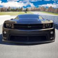 Ikon Motorsports Front Upper Grille For 2010-2013 Chevy Camaro Zl1 Style Unpainted Black Pp Radiator Mesh Grill Bodykits