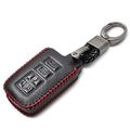 Vitodeco Toyota Genuine Leather Keyless Entry Remote Control Smart Case Cover With Key Chain For Corolla Camry Avalon Rav 4 
