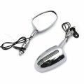 Smt-led Rear View Mirror Compatible With Cbr 600 F1 F2 F3 900 929 954 Rr Chrome B00rudy3z8
