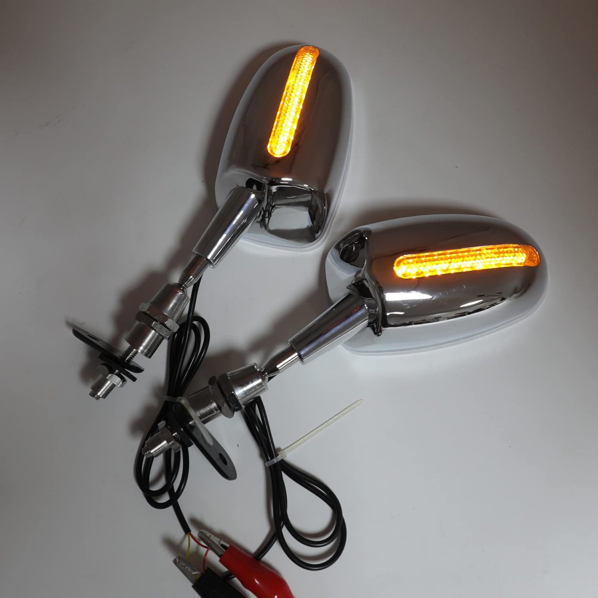 Chrome Motorcycle Racing Rear View Mirrors For Cbr 600 F1 F2 F3 900 929 954 Rr And Ninja Universal Fit With 6mm Thread Left