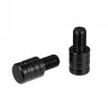 X Autohaux 2 Pcs Universal M10x1 25 Motorcycle Right And Left Side Mirror Hole Plugs Screws Rearview Mirrors Caps Screw Black