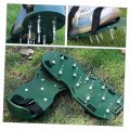 Childweet 20pcs Lawn Spikes Nail Yard Tools Aerator Shoes For Grass Soil Pegs Hole Puncher Metal Sandals Man