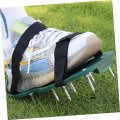 Childweet 20pcs Lawn Spikes Nail Yard Tools Aerator Shoes For Grass Soil Pegs Hole Puncher Metal Sandals Man
