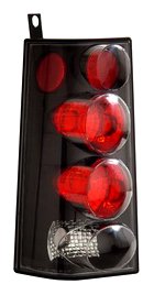 Sold in Pairs Anzo USA 211090 Chevrolet/GMC Black Tail Light Assembly
