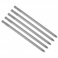 Uxcell 5 Pcs 6mm Ph2 Magnetic Phillips Screwdriver Bits 1 4 Inch Hex Shank 6-inch Length S2 Power Tool