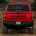 Ipick Image Made For Ram Power Wagon Dual Logo 3d Embossed Letters On Mirror Chrome Metal License Plate Frame