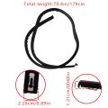 Black Roof Trim Molding Kit Left And Right Replacement For 2009 2014 Fit 74316tf0003 74306tf0003 Weather Stripping Hatchback 4