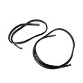 Black Roof Trim Molding Kit Left And Right Replacement For 2009 2014 Fit 74316tf0003 74306tf0003 Weather Stripping Hatchback 4