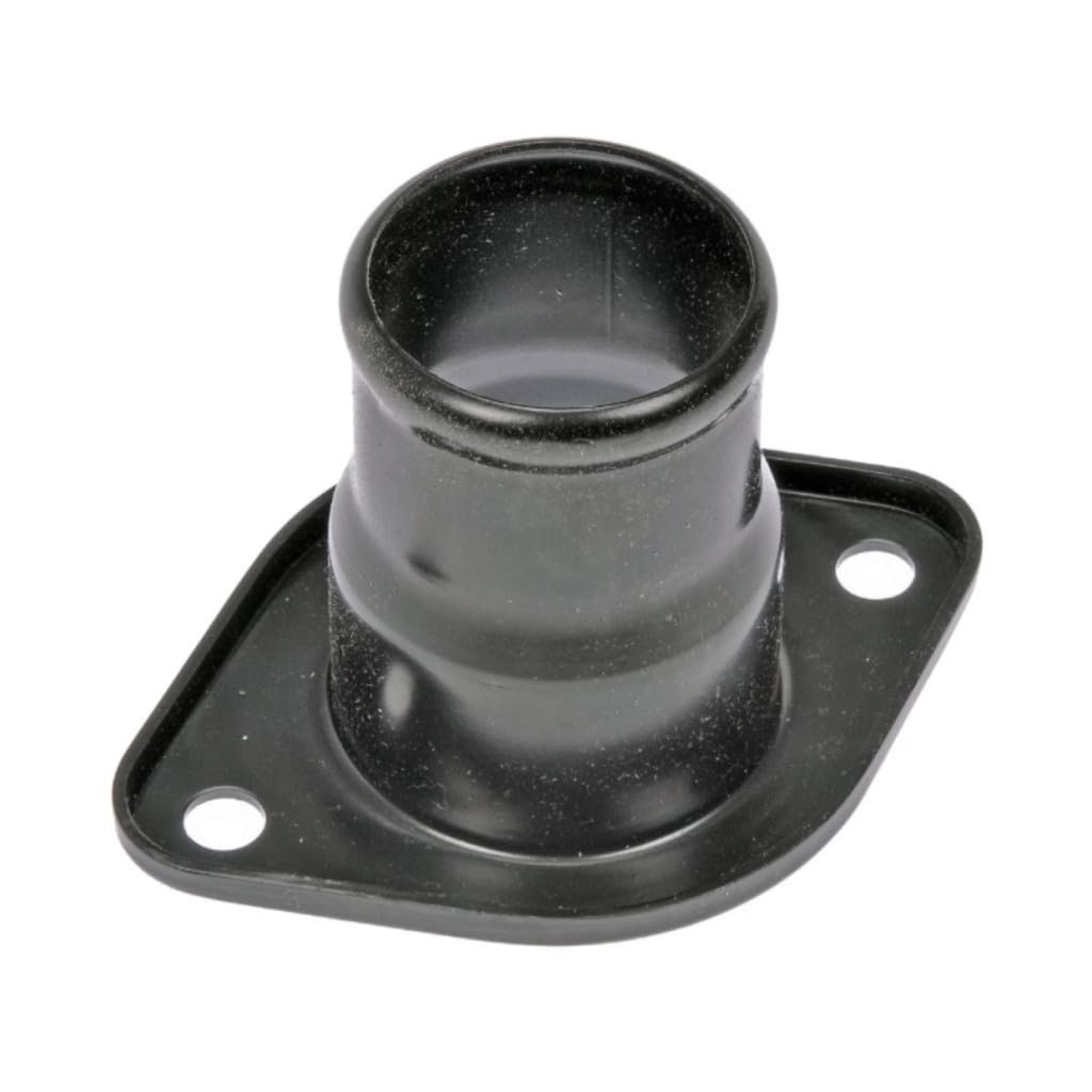 Engine Coolant Thermostat Housing For Jeep Commander 2006 To 2010 Metal Black 90 Degrees Neck Angle 0 375 In Mounting Hole 1