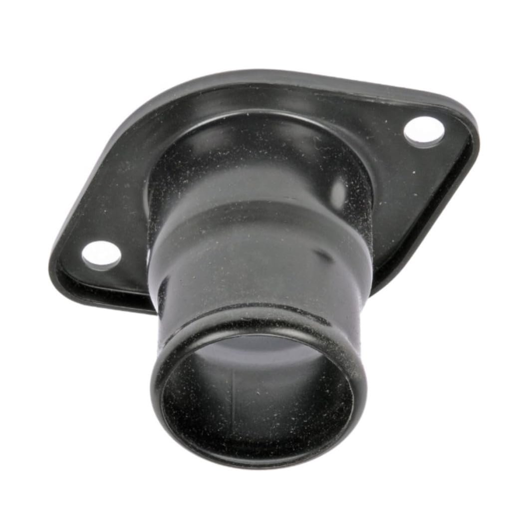 Engine Coolant Thermostat Housing For Jeep Commander 2006 To 2010 Metal Black 90 Degrees Neck Angle 0 375 In Mounting Hole 1