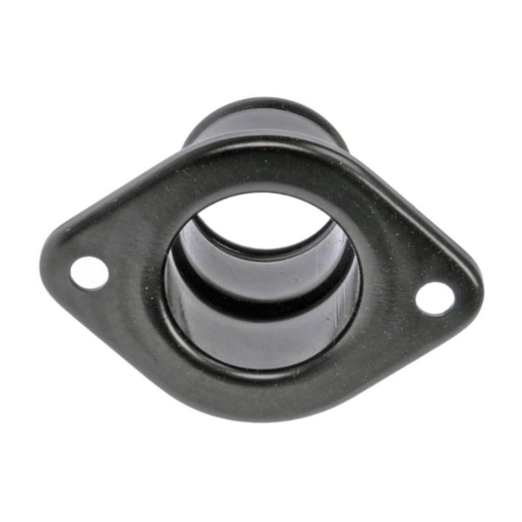 Engine Coolant Thermostat Housing For Jeep Commander 2006 To 2010 Metal Black 90 Degrees Neck Angle 0 375 In Mounting Hole 1