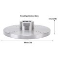 Wood Lathe Steel Faceplate 150mm 6in 8 Mounting Holes 33mm 1 3in Thread Woodworking Machine Chuck Face Plate