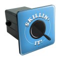 Skillin It Killing Skillet Cooking Funny Tow Trailer Hitch Cover Plug For 2 In Receivers Black Abs Plastic With Uv Resistant