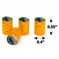 T-rex Dinosaur Head Valve Stem Caps For Tire Rim Wheel Aluminum Yellow