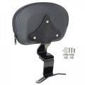 Motorcycle Backrest Pad Front Driver Rider Detachable Replacement For Touring Cvo Street Glide Road King 2009-2022 Black