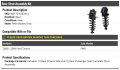 Rear Strut And Coil Spring Assembly Set Of 2 Compatible With 2008-2009 Ford Taurus Fwd