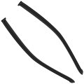Side Window Deflectors For 2001 To 2005 Honda Civic Coupe 2 Piece Outside Mount Rain Guards Smoked Tint Shades With Adhesive 