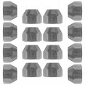 Caltric 16x Front Or Rear Wheel Lug Nut For Honda Trx300x 2009 M10x1 25