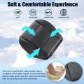Driver Side Bottom And Top Lean Back Perforated Leather Seat Cover Black For Outback 2015 2016 2017 2018 2019 White Stitching