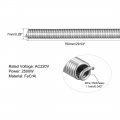 Uxcell Heating Element Coil Wire Ac220v 2500w Ac110v 625w Kiln Furnace Heater 7mm 750mm