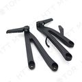 Rear Passenger Foot Pegs Bracket For Cbr600rr 2007 2008 2009 2010 2011 2012 2013 2014 Black Aluminum Alloy Footrest Assembly 