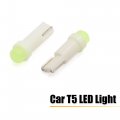 Uxcell 10pcs T5 Ceramics Base 12v 0 5w Ice Blue Led Car Dash Panel Light Bulb Interior Low Voltage Bulbs Universal Replacement