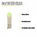 Uxcell 10pcs T5 Ceramics Base 12v 0 5w Ice Blue Led Car Dash Panel Light Bulb Interior Low Voltage Bulbs Universal Replacement