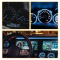 Uxcell 10pcs T5 Ceramics Base 12v 0 5w Ice Blue Led Car Dash Panel Light Bulb Interior Low Voltage Bulbs Universal Replacement
