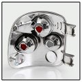 Acanii For 1999-2004 Chevy Silverado Gmc Sierra W Stepside Black Smoke Rear Tail Lights Brake Lamps Driver Passenger