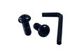 Black Security Hardware Kit 8mmx20mm Oz-usa Bolt For Led Light Bar Steel Anti-theft Locking Nuts Work Lights 