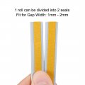 Uxcell Foam Tape Adhesive Weather Stripping 9mm Wide 2mm Thick 2 5 Meters Long Gray 3pcs