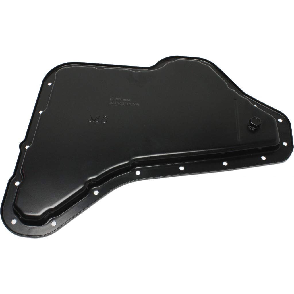 Transmission Pan For Chevy Venture 1997 1998 1999 2000 2001 2002 2003 2004 Black Iron Material Includes Drain Plug