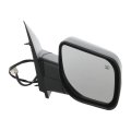 Nissan Armada 2005 2015 Passenger Side Door Mirror Power Foldaway Heated Textured Black Convex Glass 6 Pin 5 Wire Replacement