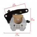 Caltric Rear And Front Brake Disc With Bolt Caliper Compatible Honda Fourtrax 400 Trx400ex 1999 2000 2001 2002 2003 2004