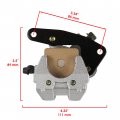 Caltric Rear And Front Brake Disc With Bolt Caliper Compatible Honda Fourtrax 400 Trx400ex 1999 2000 2001 2002 2003 2004