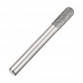 Uxcell Diamond Burrs Grinding Drill Bits For Carving Rotary Tool 1 4-inch Shank 6mm Cylindrical Ball Nose 120 Grit 2 Pcs