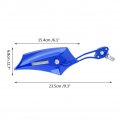 Fydun Motorcycle Mirrors 1 Pair Of 10mm 8mm Universal Scooter Aluminum Alloy Side Rear View 4 Colors For Most And Blue