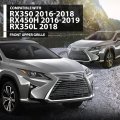 Front Bumper Upper Grille For Lx Rx350 2016 2018 Rx450h 2019 And Rx350l Gray Part 531110e170 Lx1200180