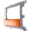 Passenger Side Parking Light For Dodge Dakota 1991 1992 1993 1994 1995 1996 Amber Lens With Gray Headlight Door Replacement 