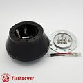 Flashpower Steering Wheel Adapter 6 Bolt Black For Ford Mustang Focus 